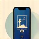 Smartphone icon symbolizing travel